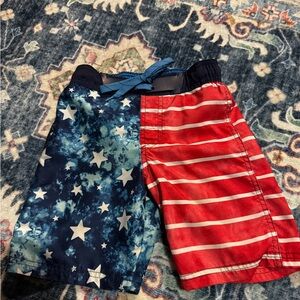 Cat & Jack Blue and White Mesh Shorts